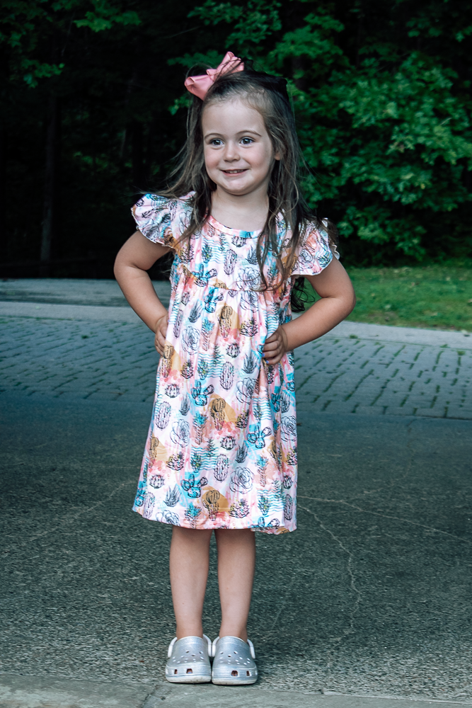 succulent dress Field Of Succulents Milk Silk Flutter Dress – Great Lakes Kids Apparel LLC