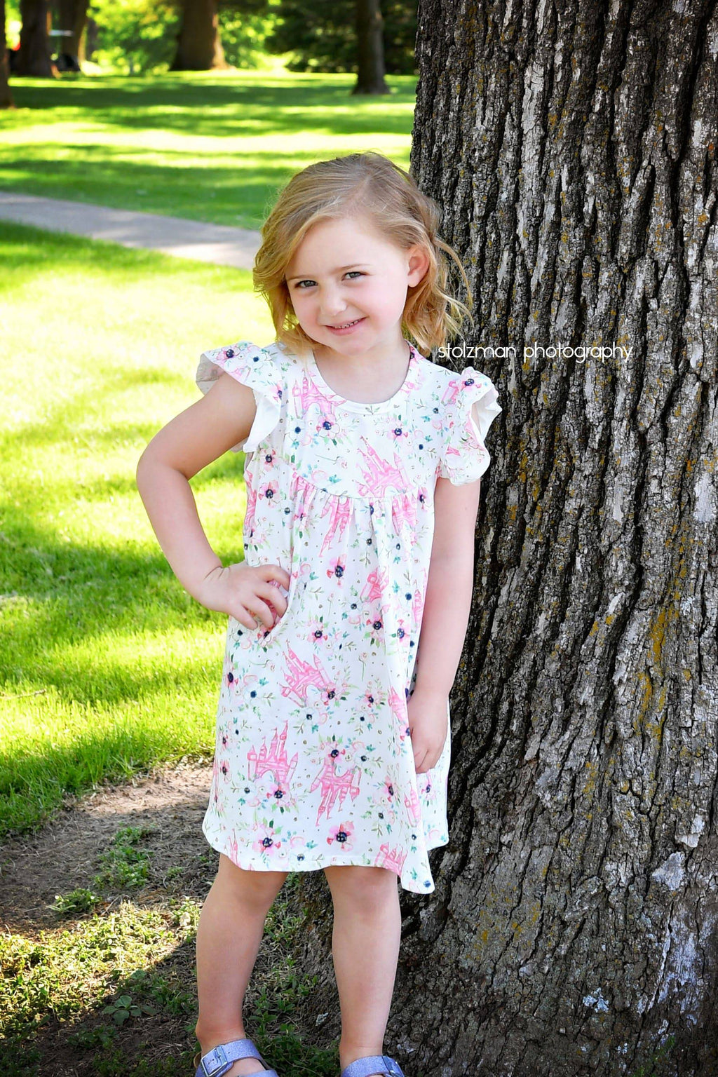 Enchanted Castle Milk Silk Flutter Dress – Great Lakes Kids Apparel LLC