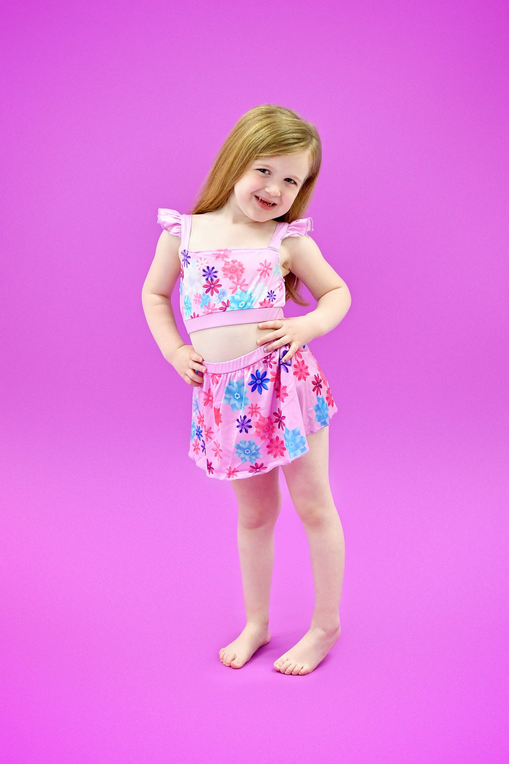 New Flower Sister 2 Piece Swimsuit – Great Lakes Kids Apparel LLC