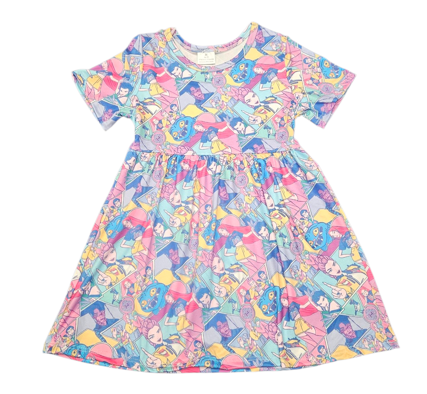 Hunters Short Sleeve Milk Silk Dress