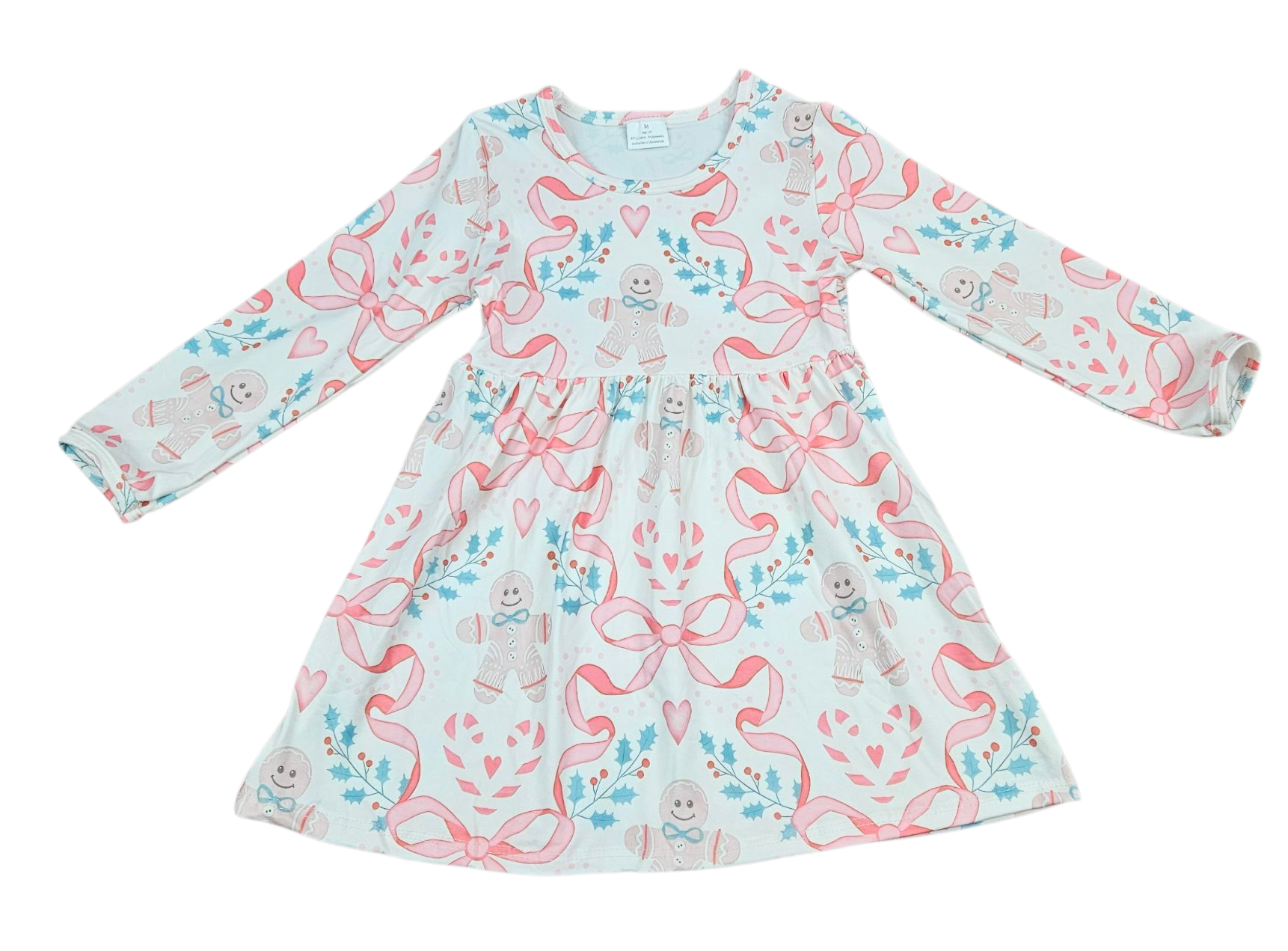 Baked With Joy Long Sleeve Milk Silk Dress