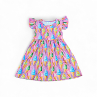 Pink Ice Cream Milk Silk Dress