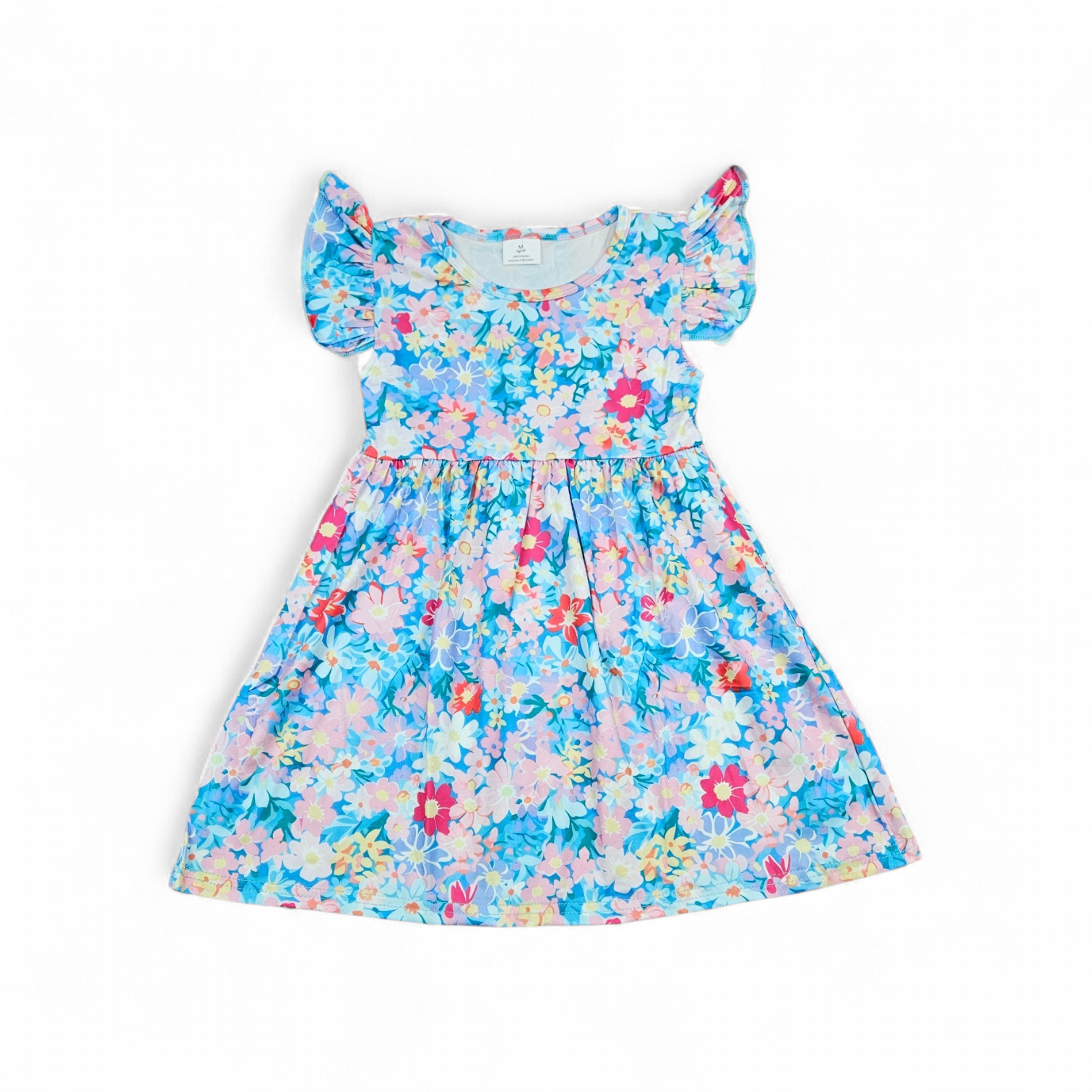 In Full Bloom Milk Silk Dress