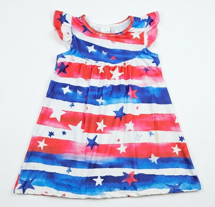 Striped Star Milk Silk Flutter