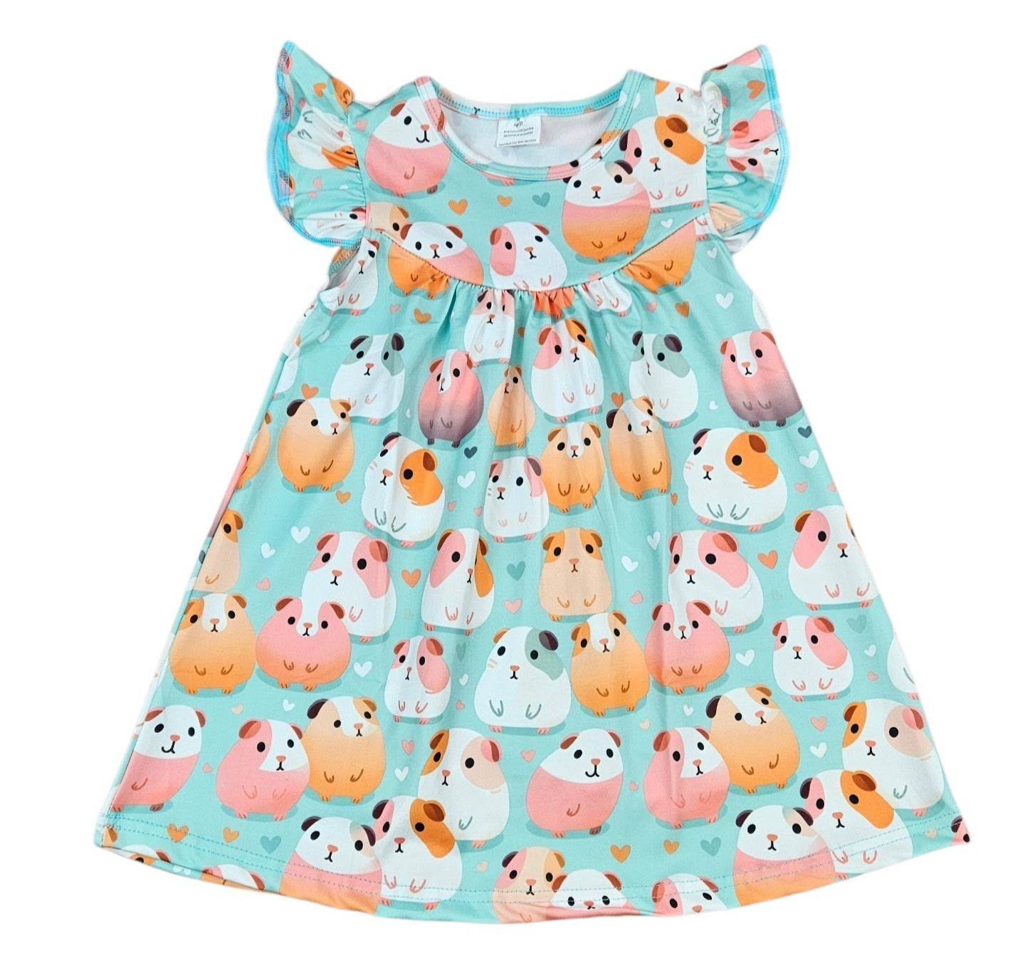 Guinea Pig Milk Silk Flutter Dress
