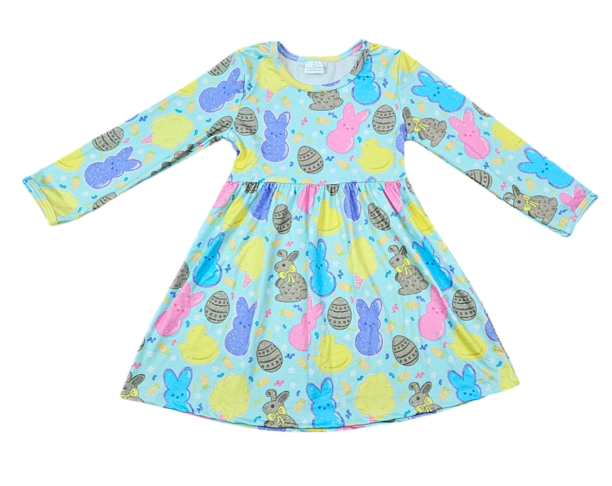 chinese dress ladies Baby girls long sleeve Easter dress – aierwhoesalekidsclothes main image 0