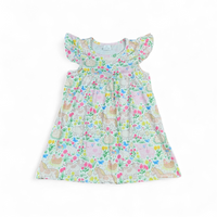 Homestead Milk Silk Flutter Dress