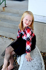 Plaid Holiday Milk Silk Tutu Dress - Great Lakes Kids Apparel LLC