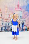 Blue Belle Milk Silk Dress - Great Lakes Kids Apparel LLC