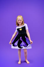 Sea Witch Short Sleeve Milk Silk Dress - Great Lakes Kids Apparel LLC