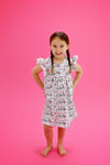 Hello Summer Milk Silk Flutter Dress - Great Lakes Kids Apparel LLC