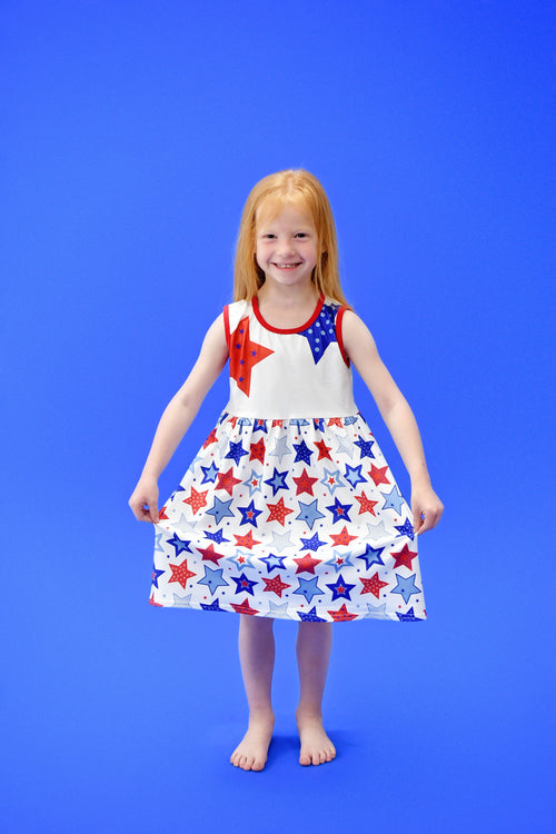 Big Stars Milk Silk Tank Dress - Great Lakes Kids Apparel LLC