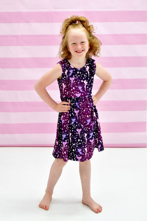 Fairy Milk Silk Tank Dress - Great Lakes Kids Apparel LLC