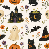Happy Haunts Milk Silk Flutter Dress