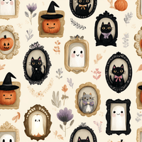 Picture Perfect Halloween Short Sleeve Milk Silk Dress