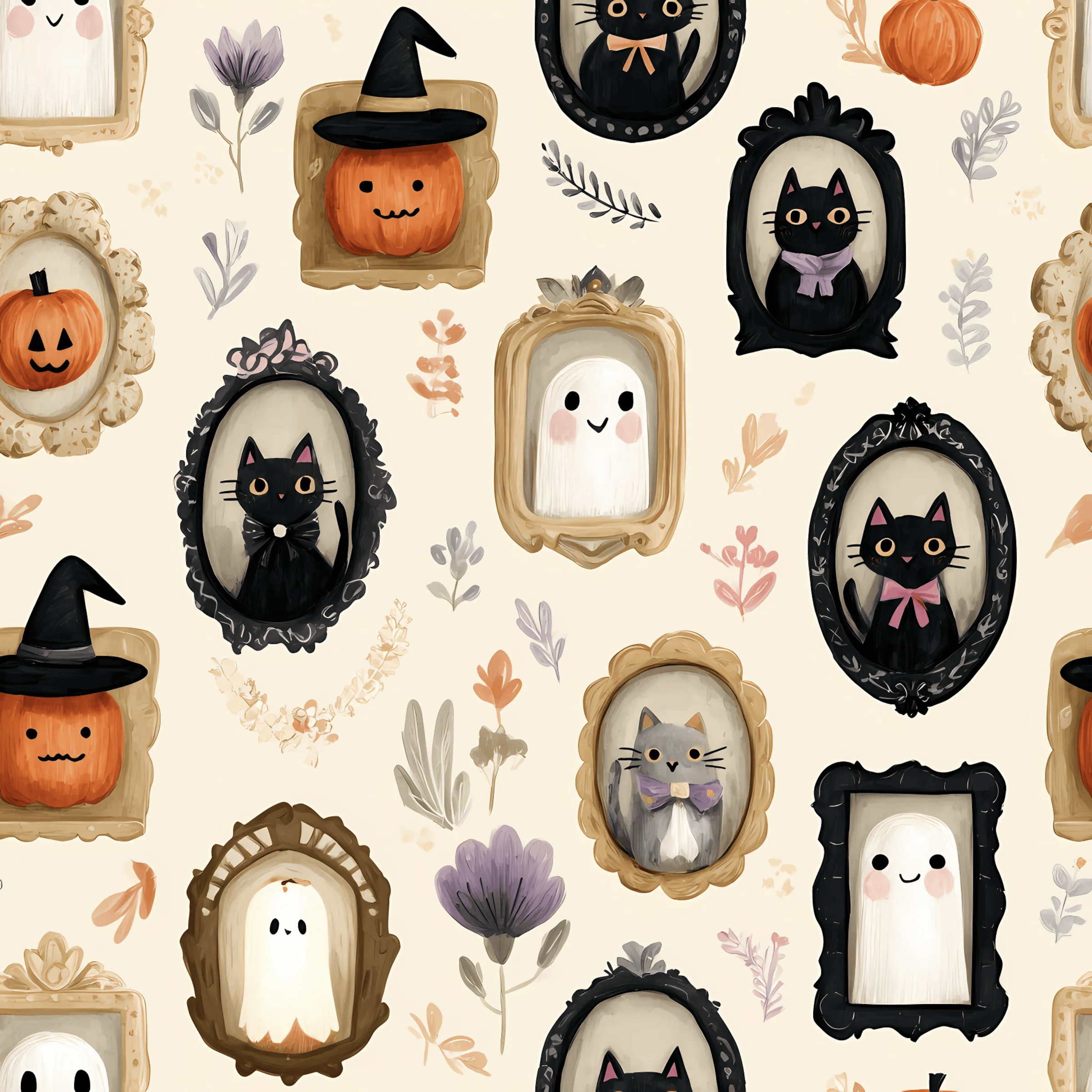 Picture Perfect Halloween Short Sleeve Milk Silk Dress