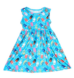 Popsicle Princess Milk Silk Tank Dress - Great Lakes Kids Apparel LLC