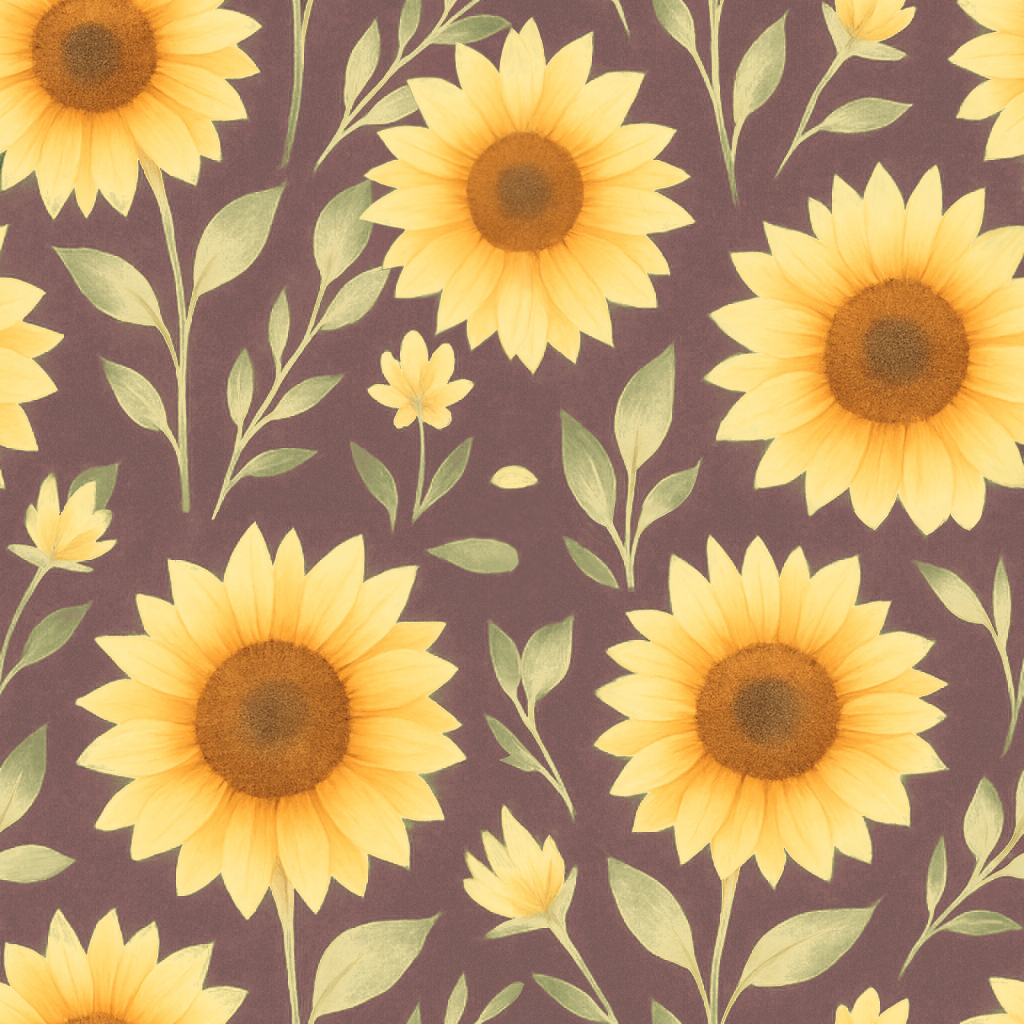 Sunflower Adoration Milk Silk Flutter Dress