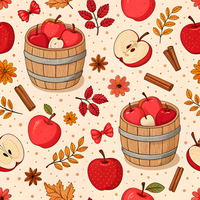Apples And Spice Short Sleeve Milk Silk Dress