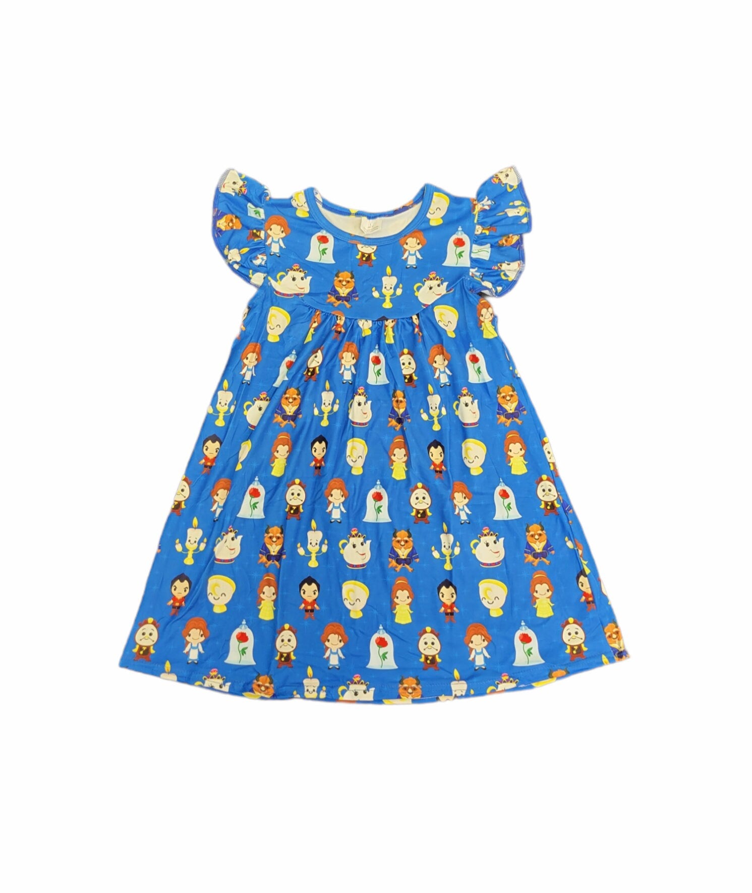 Be Our Guest Flutter Milk Silk Dress