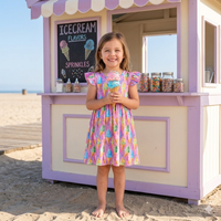 Pink Ice Cream Milk Silk Dress