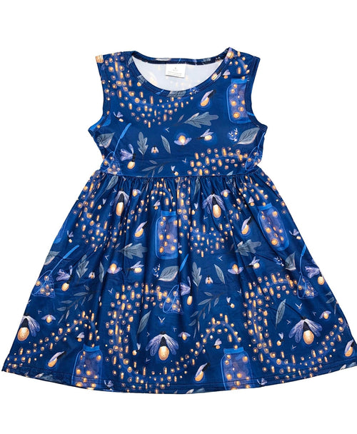 Firefly Tank Milk Silk Dress - Great Lakes Kids Apparel LLC