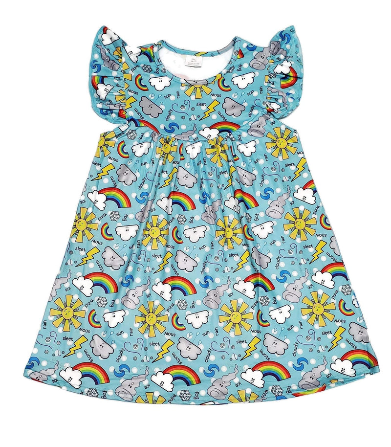 Weather Elements Flutter Milk Silk Dress - Great Lakes Kids Apparel LLC