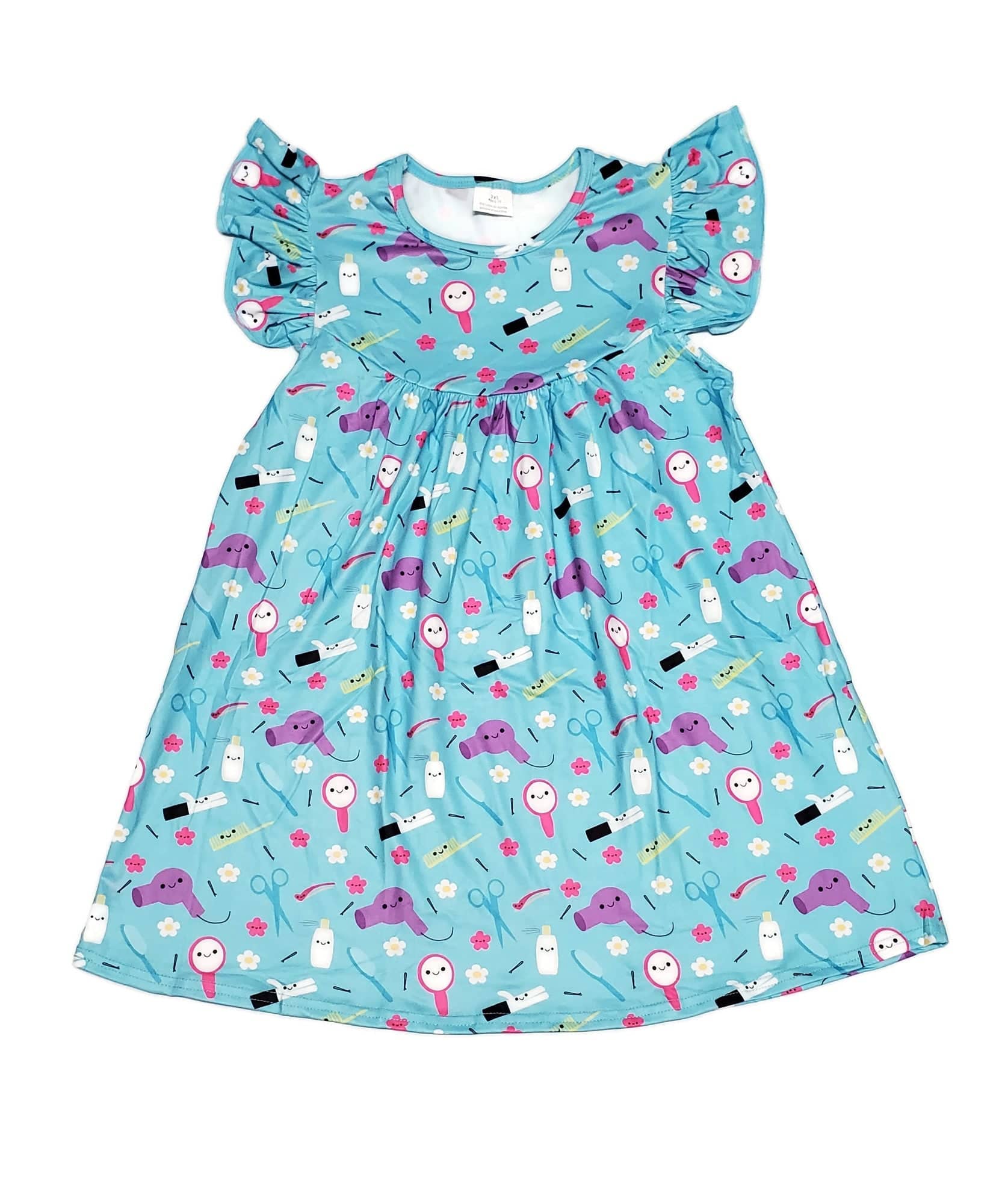 milk silk flutter dress Tractor Milk Silk Flutter Dress 6/7