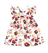 Girly Pirate Milk Silk  Flutter Dress - Great Lakes Kids Apparel LLC