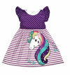 Fantastic Unicorn Milk Silk Flutter Dress - Great Lakes Kids Apparel LLC