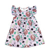Sloth Milk Silk Flutter Dress - Great Lakes Kids Apparel LLC