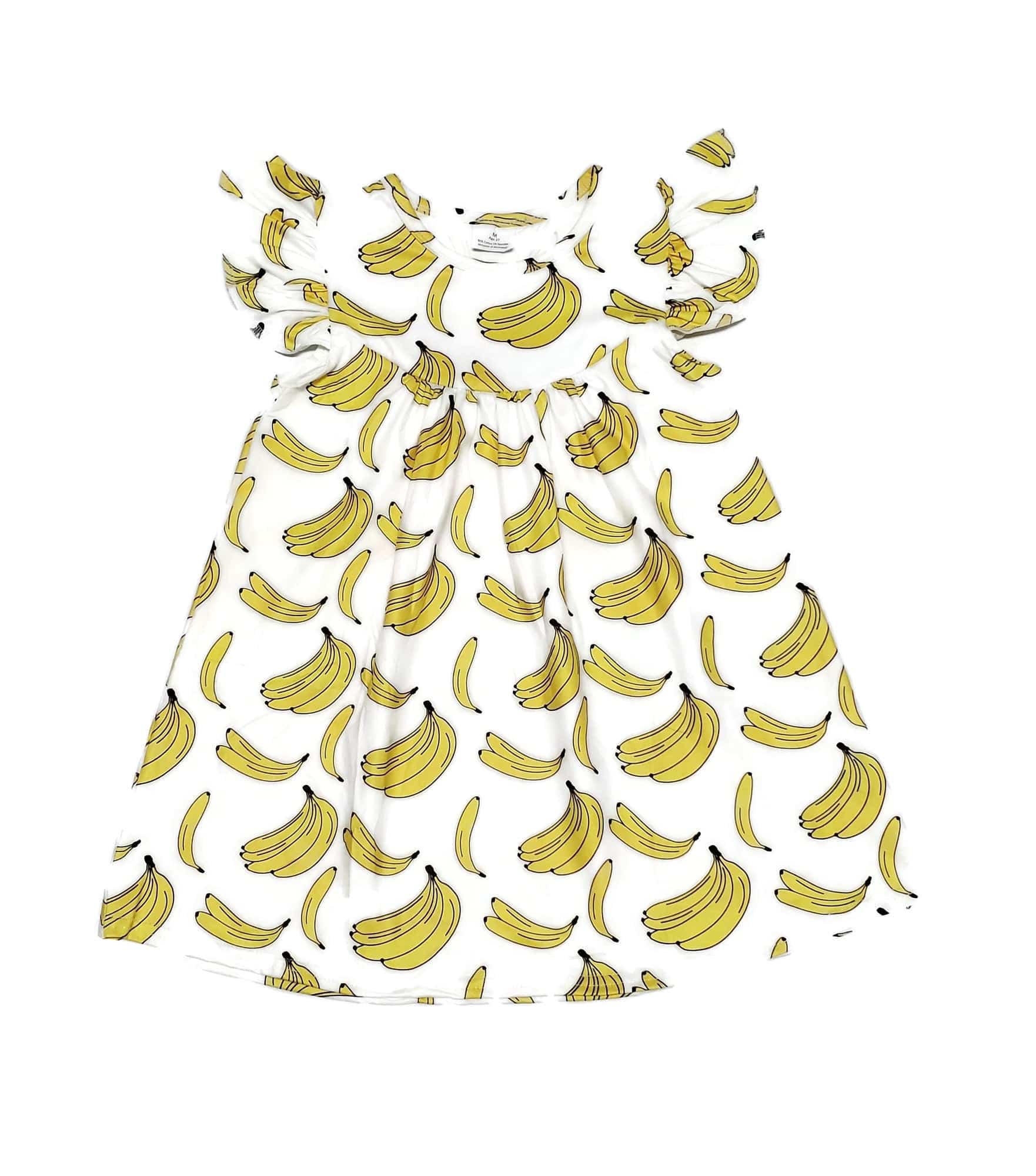 Banana Milk Silk Flutter Dress – Great Lakes Kids Apparel LLC