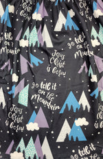 Go Tell It On The Mountain Long Sleeve Milk Silk Dress *WORDS ARE WRONG* - Great Lakes Kids Apparel LLC
