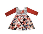 The Coop Long Sleeve Milk Silk Dress - Great Lakes Kids Apparel LLC