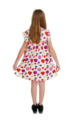 Mixed Berry Milk Silk Flutter Dress - Great Lakes Kids Apparel LLC
