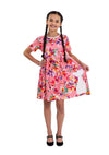 Silhouette Kitty Short Sleeve Milk Silk Dress - Great Lakes Kids Apparel LLC