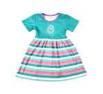Eggcelent Short Sleeve Milk Silk Dress - Great Lakes Kids Apparel LLC