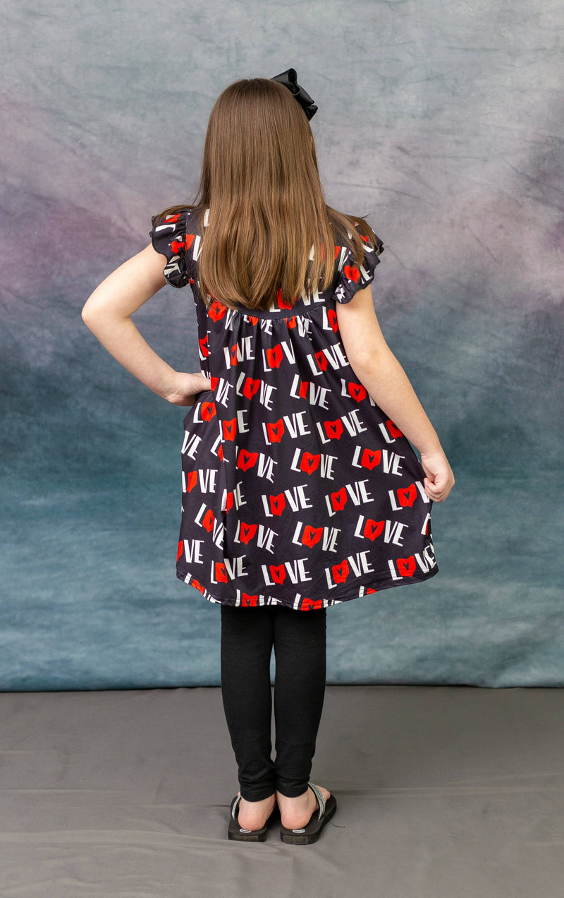 Ohio Milk Silk Flutter Dress - Great Lakes Kids Apparel LLC