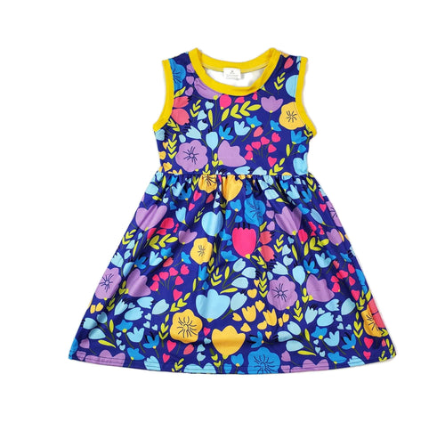 Happy Day Milk Silk Tank Dress - Great Lakes Kids Apparel LLC