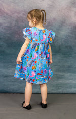Sea Life Flutter Milk Silk Dress - Great Lakes Kids Apparel LLC