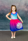 Medallion Milk Silk Tank Dress - Great Lakes Kids Apparel LLC