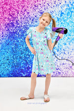 Hairdresser Milk Silk Flutter Dress - Great Lakes Kids Apparel LLC