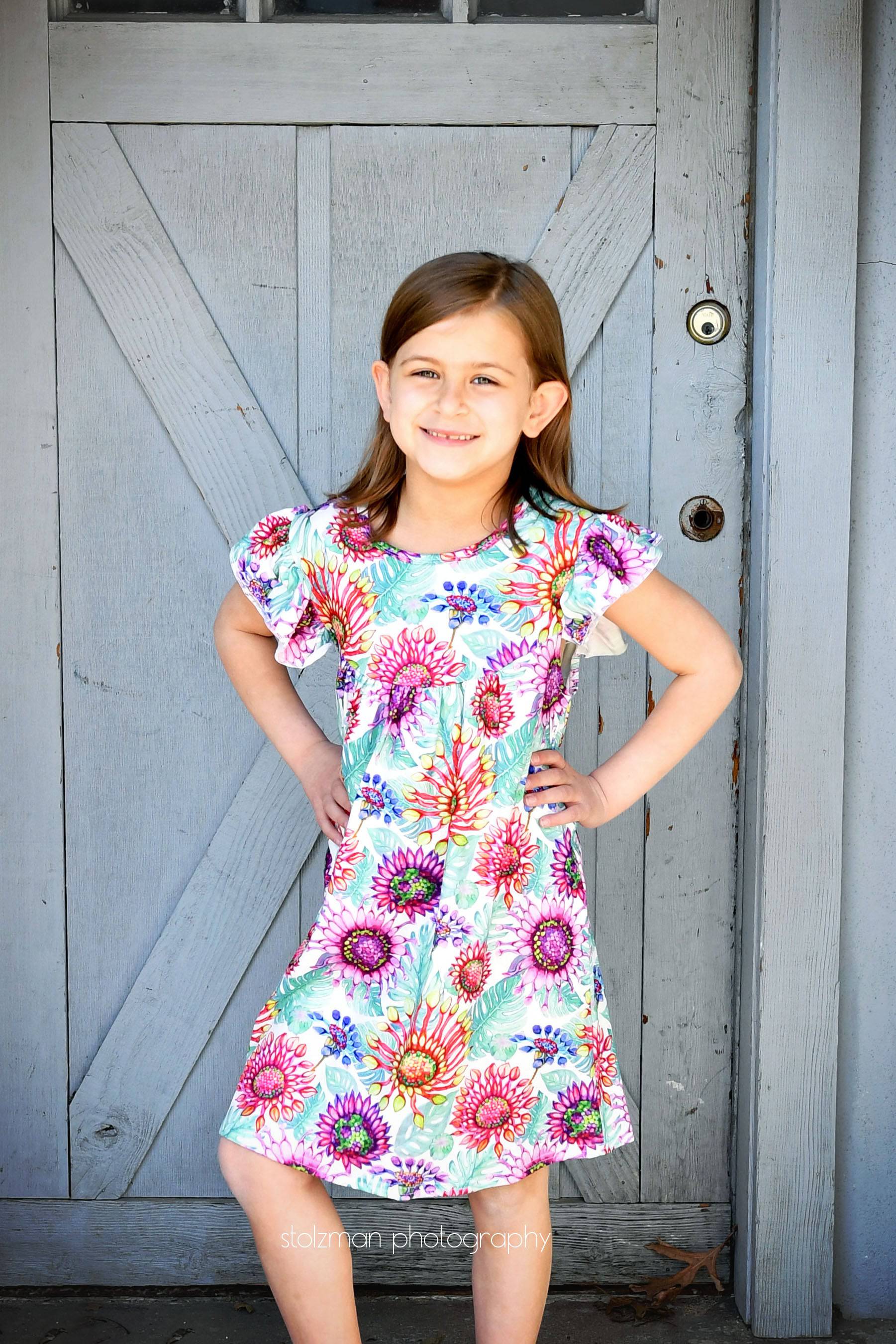 milk silk flutter dress Watermelon Milk Silk Flutter Dress 4T