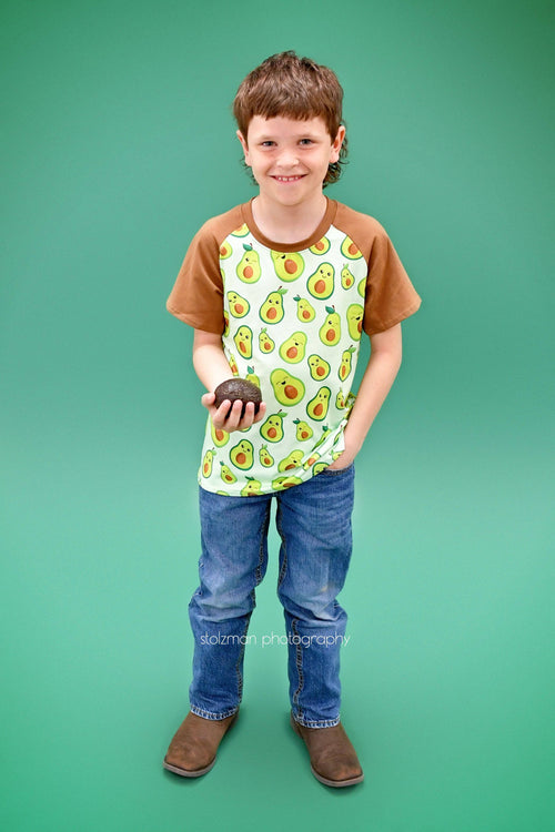 Avocado Milk Silk Raglan - Great Lakes Kids Apparel LLC