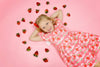 Strawberry Shortcake Milk Silk Long Flutter Dress - Great Lakes Kids Apparel LLC