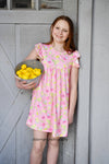 Lemonade Milk Silk Flutter Dress - Great Lakes Kids Apparel LLC