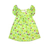 Fruity Lemonade Milk Silk Flutter Dress - Great Lakes Kids Apparel LLC