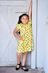Crayon Milk Silk Flutter Dress - Great Lakes Kids Apparel LLC