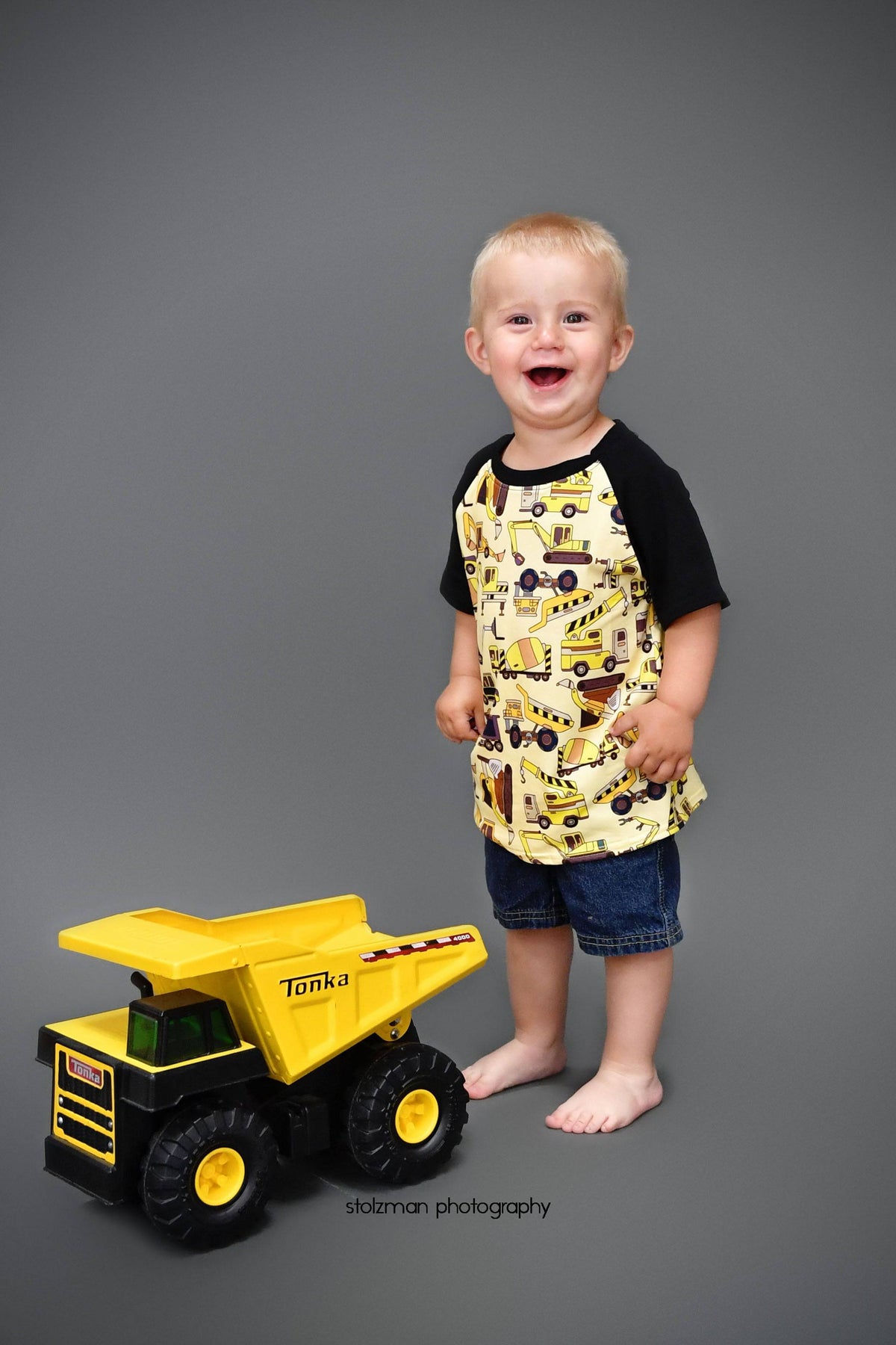 Construction Milk Silk Raglan - Great Lakes Kids Apparel LLC