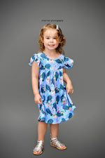 Manatee Milk Silk Flutter Dress - Great Lakes Kids Apparel LLC
